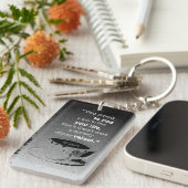 Het leven en de Waarden, geïllustreerd de citaat v Sleutelhanger (Voorkant Rechts)