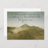 Het leven gaat door briefkaart (Voorkant / Achterkant)