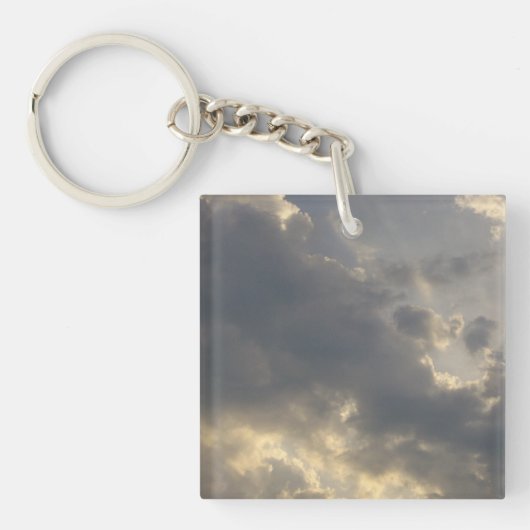 Het leven gaat over de reis sleutelhanger (Voorkant)