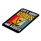 Het leven gaat over doelen en helpt Hockey Magneet (Linkerzijde)