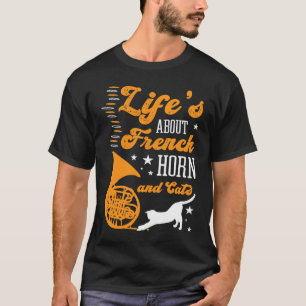Het Leven Gaat Over Franse Hoorn En Cats Concert G T-shirt