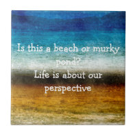 Het leven gaat over ons perspectief