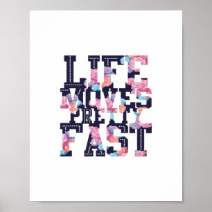 het leven gaat snel  poster