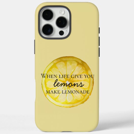Het leven geeft je citroenen Case-Mate iPhone case (Achterkant)