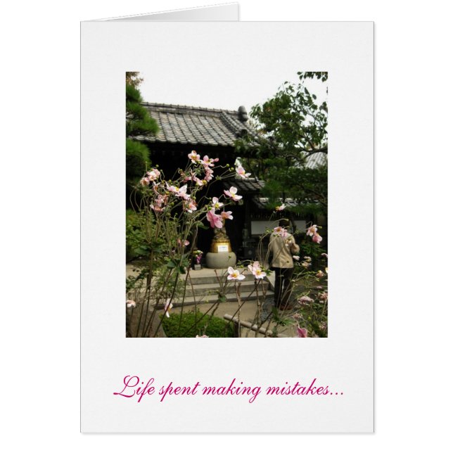 Het leven heeft fouten gemaakt... (Voorkant)