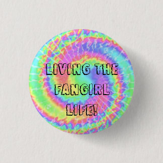 Het leven in de fangirl. knoop ronde button 3,2 cm