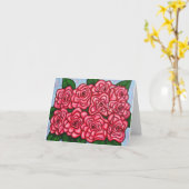 Het leven in de Rose Note Card Kaart (Gele Bloem)