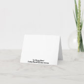 Het leven in de Rose Note Card Kaart (Achterkant)