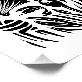 Het leven in de tuin is beter perfect poster (Hoek)