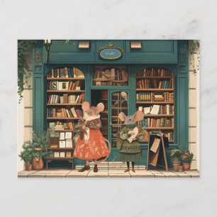 Het leven in Mice Town - Ms. Otis & Ms. Luna Briefkaart