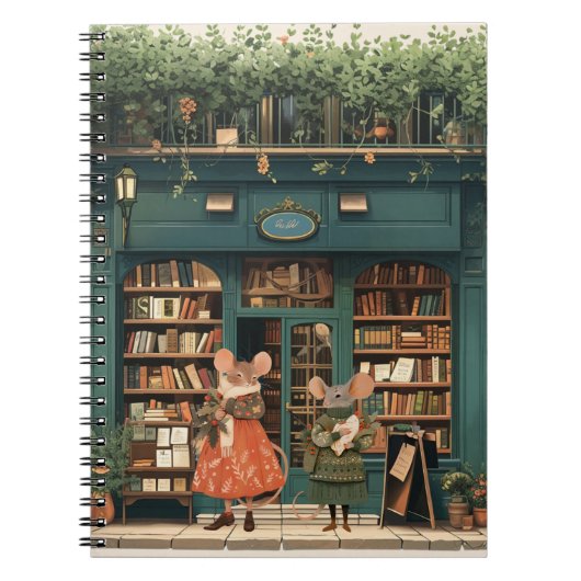 Het leven in Mice Town - Ms. Otis & Ms. Luna Notitieboek (Voorkant)