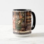 Het leven in Mice Town - Winkelen Vrienden Mok (Voorkant rechts)