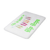 het leven in teenslippers badmat is beter (Gekanteld)