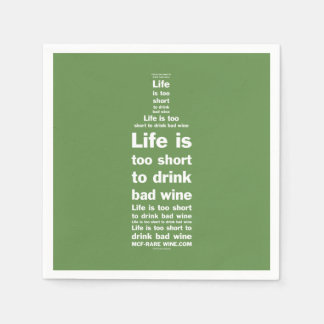 Het leven is 2 korte servetten 3