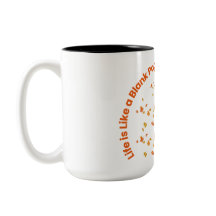 Het leven is als een blanco pagina | Inspirerend p