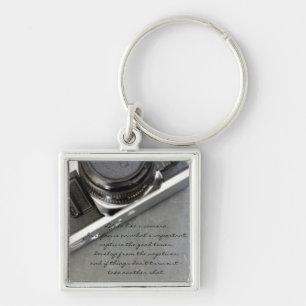 Het leven is als een camera-Sleutelhanger Sleutelhanger