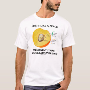 Het leven is als een doorsnee permanente put in de t-shirt
