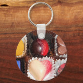 Het leven is als een doos bonbons sleutelhanger (Voorkant)