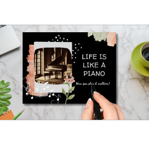 Het leven is als een Inspirerend Briefkaart