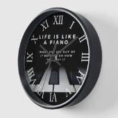 Het leven is als een Inspirerend romeinse nummerin (Hoek)