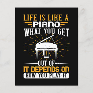 Het leven is als een piano