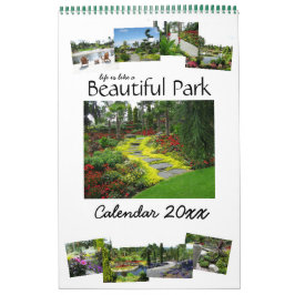 Het leven is als een prachtige Park Agenda 20XX Kalender