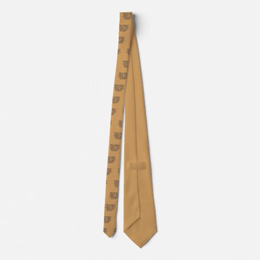 Het leven is als een rol toiletpapier... stropdas (Achterkant)