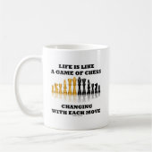 Het leven is als een spel van schaap (schaafhoudin koffiemok (Links)