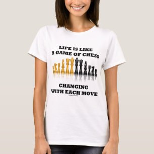 Het leven is als een spel van schaap (schaafhoudin t-shirt