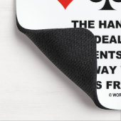 Het leven is als spel van brugdeterminisme vrije w muismat (Hoek)