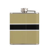 Het leven is beter als je een Golfing Monogram Gol Heupfles (Achterkant)