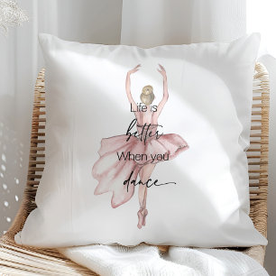 Het leven is beter als je een roze ballerina danst kussen