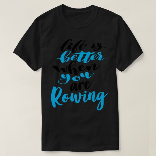 Het leven is beter als je weggaat 3 t-shirt (Design voorkant)