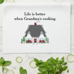 Het leven is beter als oma's koken theedoek