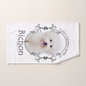 Het leven is beter Bichon Badhanddoek Set Bad Handdoek (Handdoek)