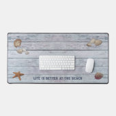 Het leven is beter bij de Beach Desk Mat (Keyboard & Muis)