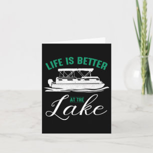 Het leven is beter bij de Lake Pontoon Boat Boatin Kaart