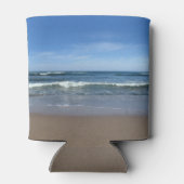 Het leven is beter bij de strand (aanpasbaar) blikjeskoeler (Achterkant)