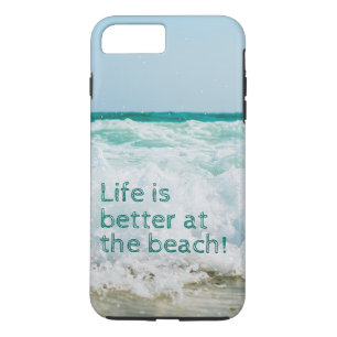 Het Leven Is Beter Bij De Strandgolf iPhone 8 Plus / 7 Plus Hoesje
