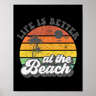 Het leven is beter bij de zomervakantie van de Bea Poster
