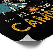 Het Leven Is Beter Bij Het Kampvuur Grappige Campe Poster (Hoek)