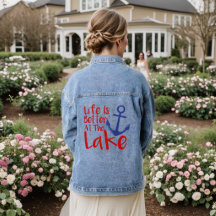 Het leven is beter bij het Lake Denim Jacket