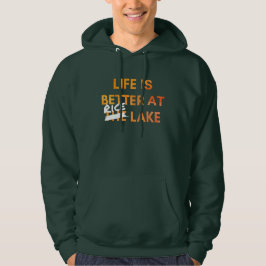 Het leven is beter bij het Rice Lake Hoodie
