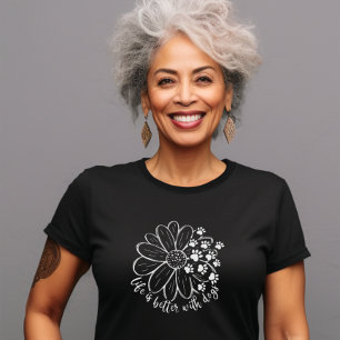 Het leven is beter bij honden t-shirt