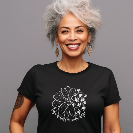 Het leven is beter bij honden t-shirt