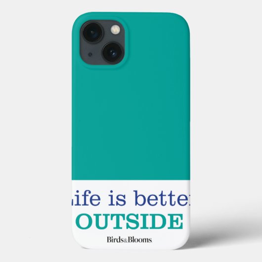 Het leven is beter buiten Case-Mate iPhone case (Achterkant)