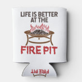 Het leven is beter in de brandpas blikjeskoeler (Achterkant)