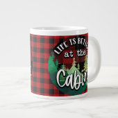 Het leven is beter in de cabine extra grote beker (Voorkant rechts)