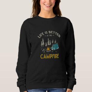 Het leven is beter in de Camper Camp Campin Campfi Trui
