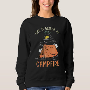Het leven is beter in de Camper Camper Camp Campin Trui